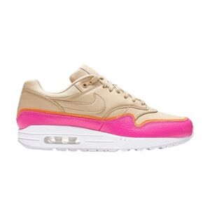Nike Women's Beige and Pink Sneakers